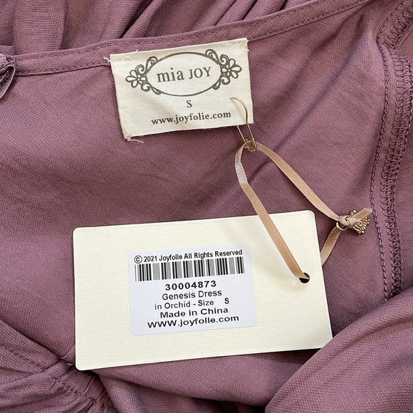 NWT Joyfolie Genesis Dress in Orchid - Picture 3 of 7